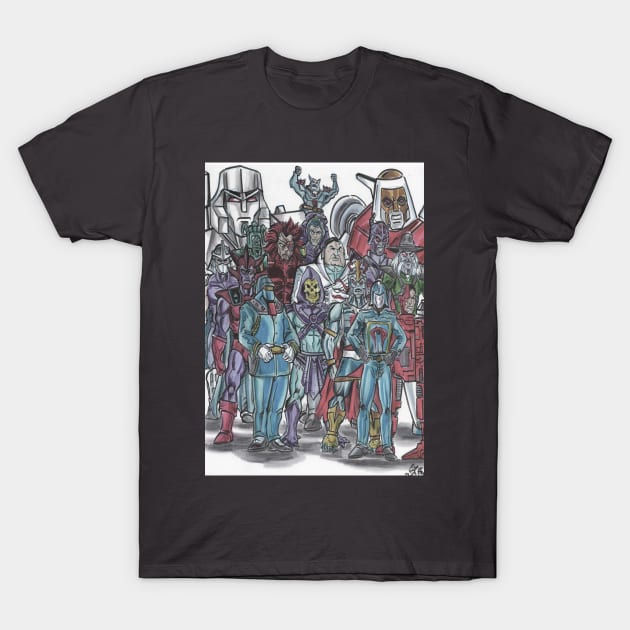 Villains Reunion T-Shirt by CroctopusArt